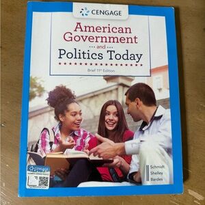 American Government and Politics Today Textbook - Blue Cover